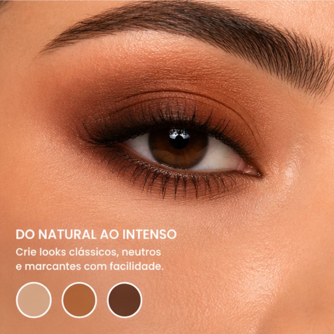 Brown Matte Palette: Océane
