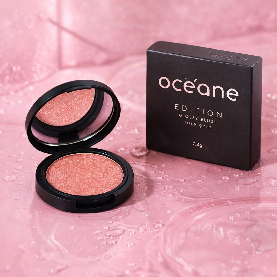 Glossy Blush Rose Gold: Océane