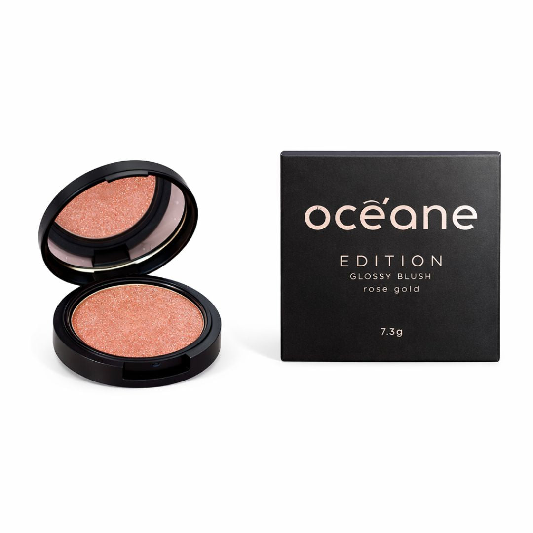 Glossy Blush Rose Gold: Océane